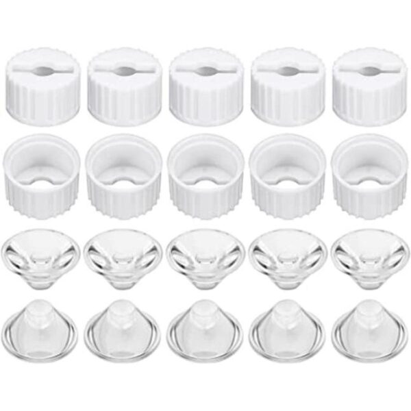 uxcell Lente LED de 0.787 in 8 grados con soporte_1