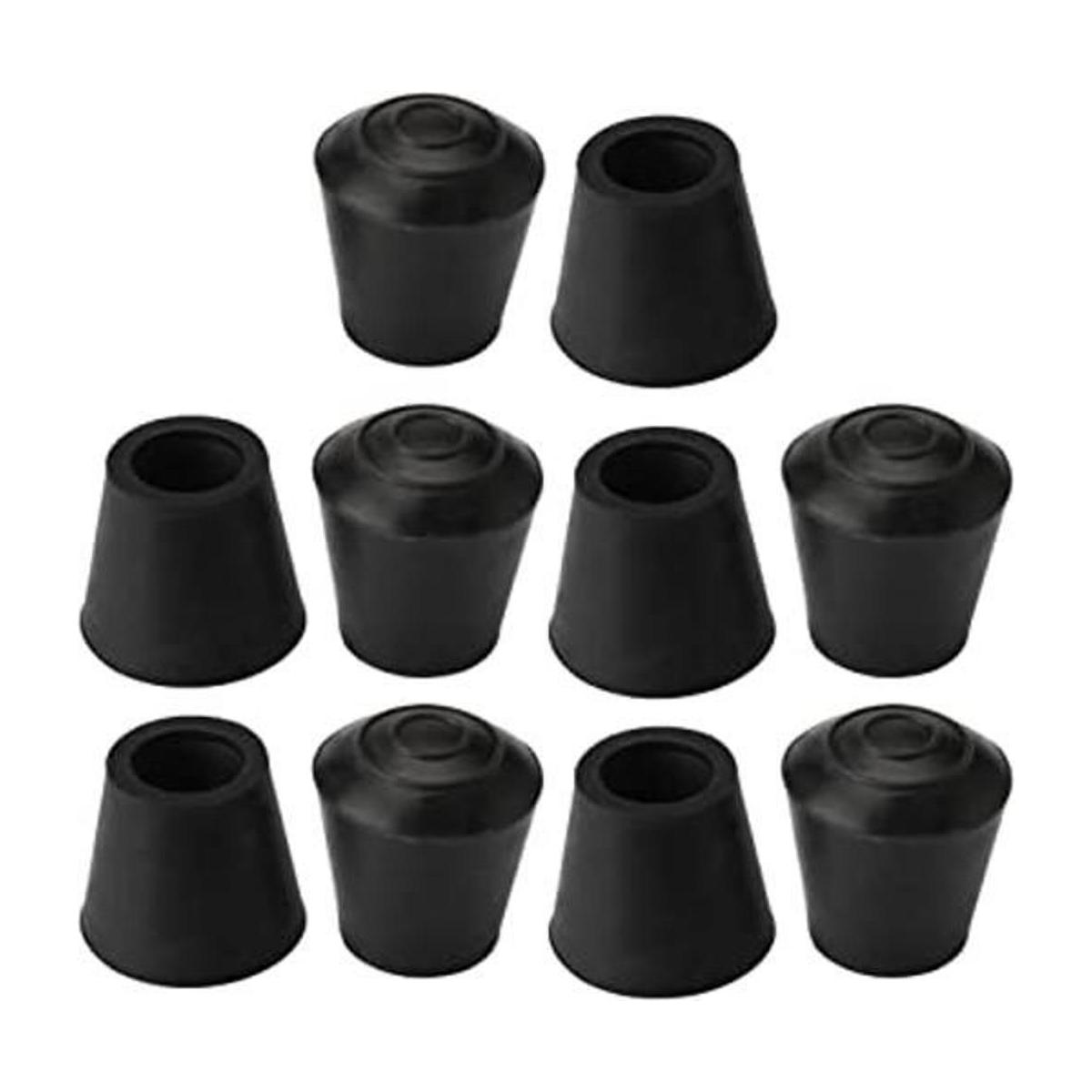 uxcell 10 tapas para patas de silla de 0.472 in y 12