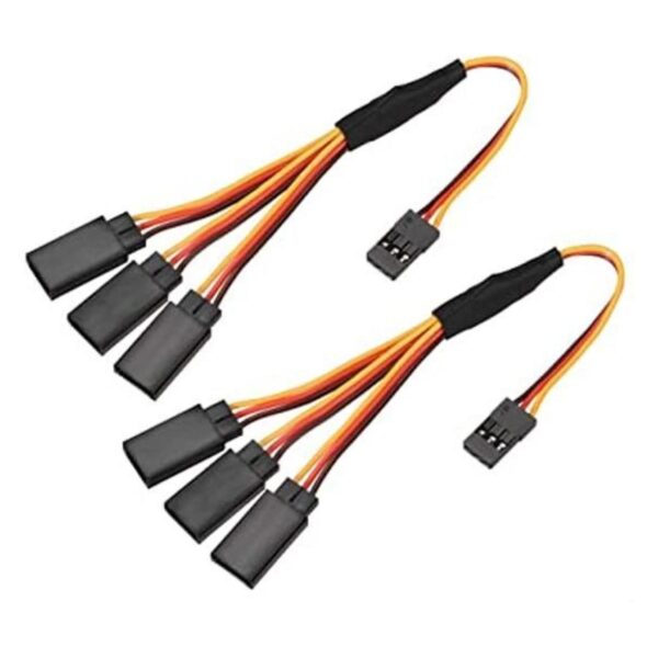 uxcell RC Products 4 Way Servo Wire for JR Futaba_1