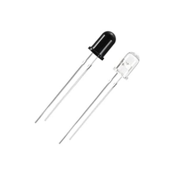 uxcell 50pairs 0.197 in 940nm LED emisor infrarrojo y_1
