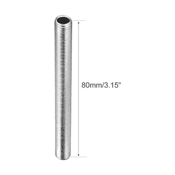 uxcell Pezón de tubo de lámpara rosca M10 de 3.150 in de_3