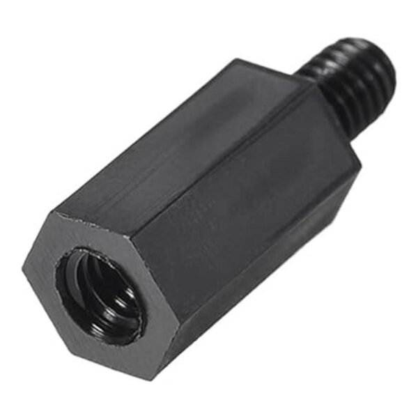 uxcell M4x10mm0.236 in machohembra hexagonal de nylon PCB_4