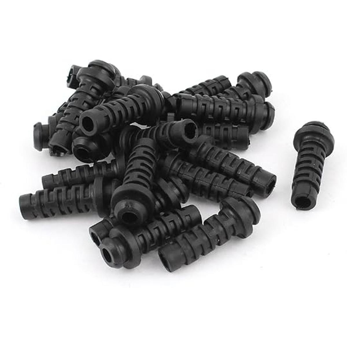 20pcs 27 mmx7mmx4 mm Micro Alivio de Tensión Cord Boot