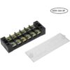 Uxcell 2 unids doble fila 6 posiciones 600V 25A cable_2