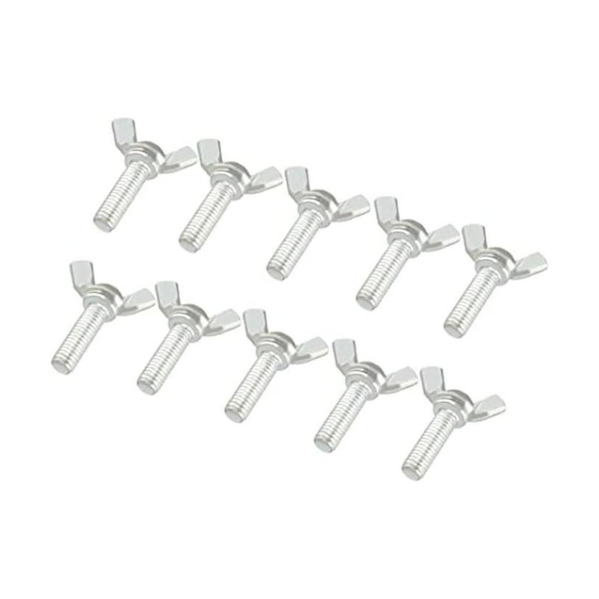 uxcell Tornillo de mariposa de acero al carbono