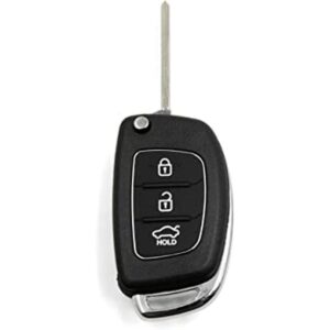 uxcell Carcasa plegable de 3 botones sin cortar con mando_1