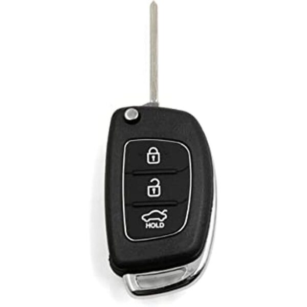 uxcell Carcasa plegable de 3 botones sin cortar con mando_1