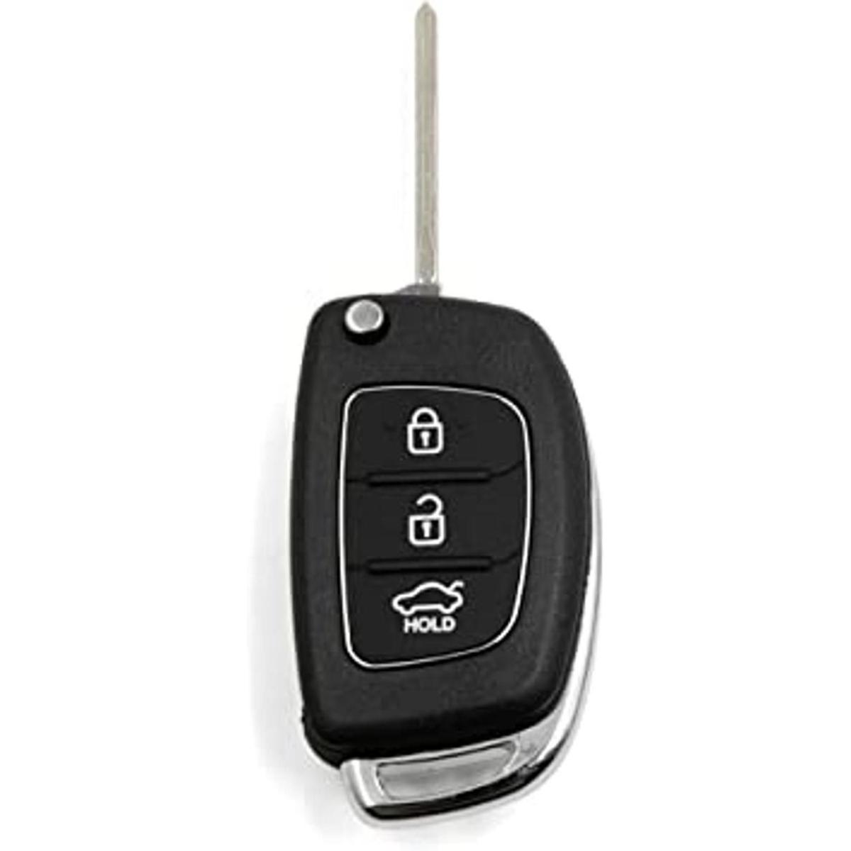 uxcell Carcasa plegable de 3 botones sin cortar con mando