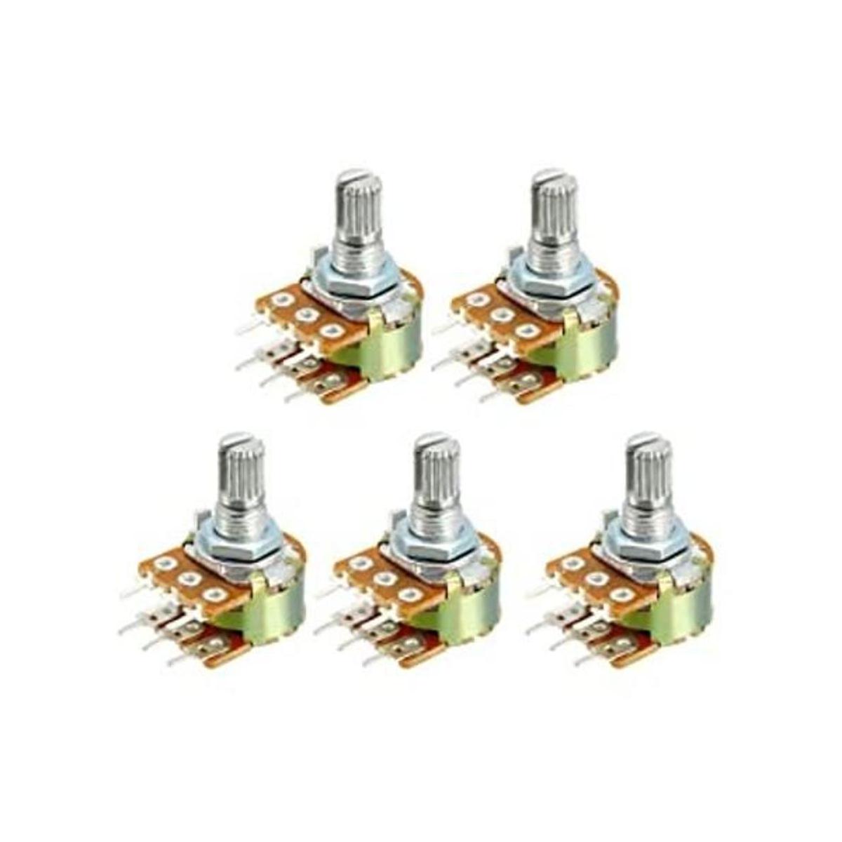 uxcell WH148 Potenciómetro de película giratoria de
