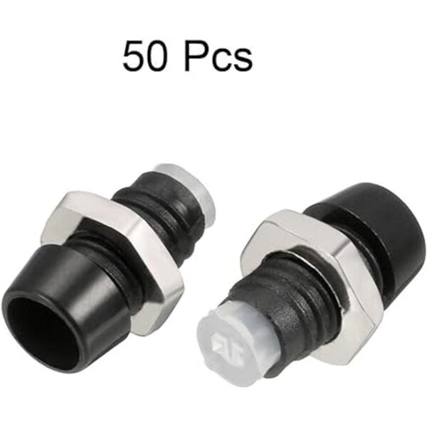 uxcell 50 bombillas LED de 0.118 in de plástico cromado_2