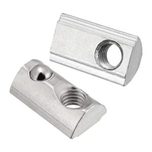 uxcell Tuercas elásticas de resorte enrollables M6 T para_1