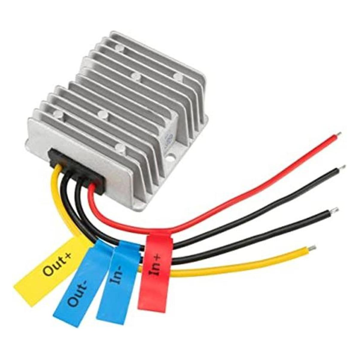 uxcell Convertidor de voltaje de alimentación DC12V24V a