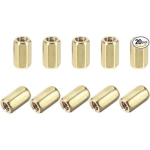 uxcell M2x6mm hembrahembra hexagonal latón PCB placa base_1