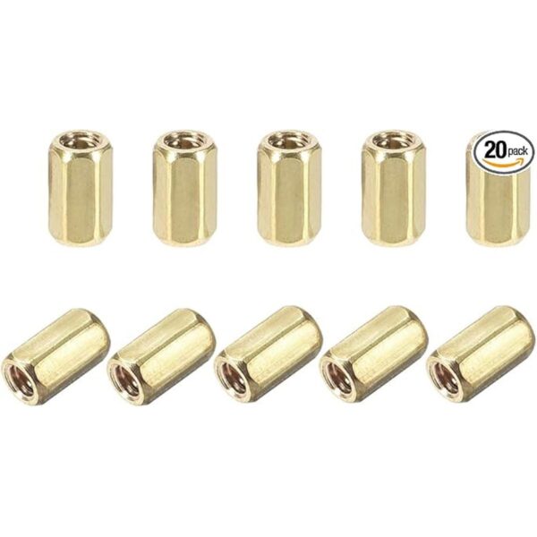 uxcell M2x6mm hembrahembra hexagonal latón PCB placa base_1