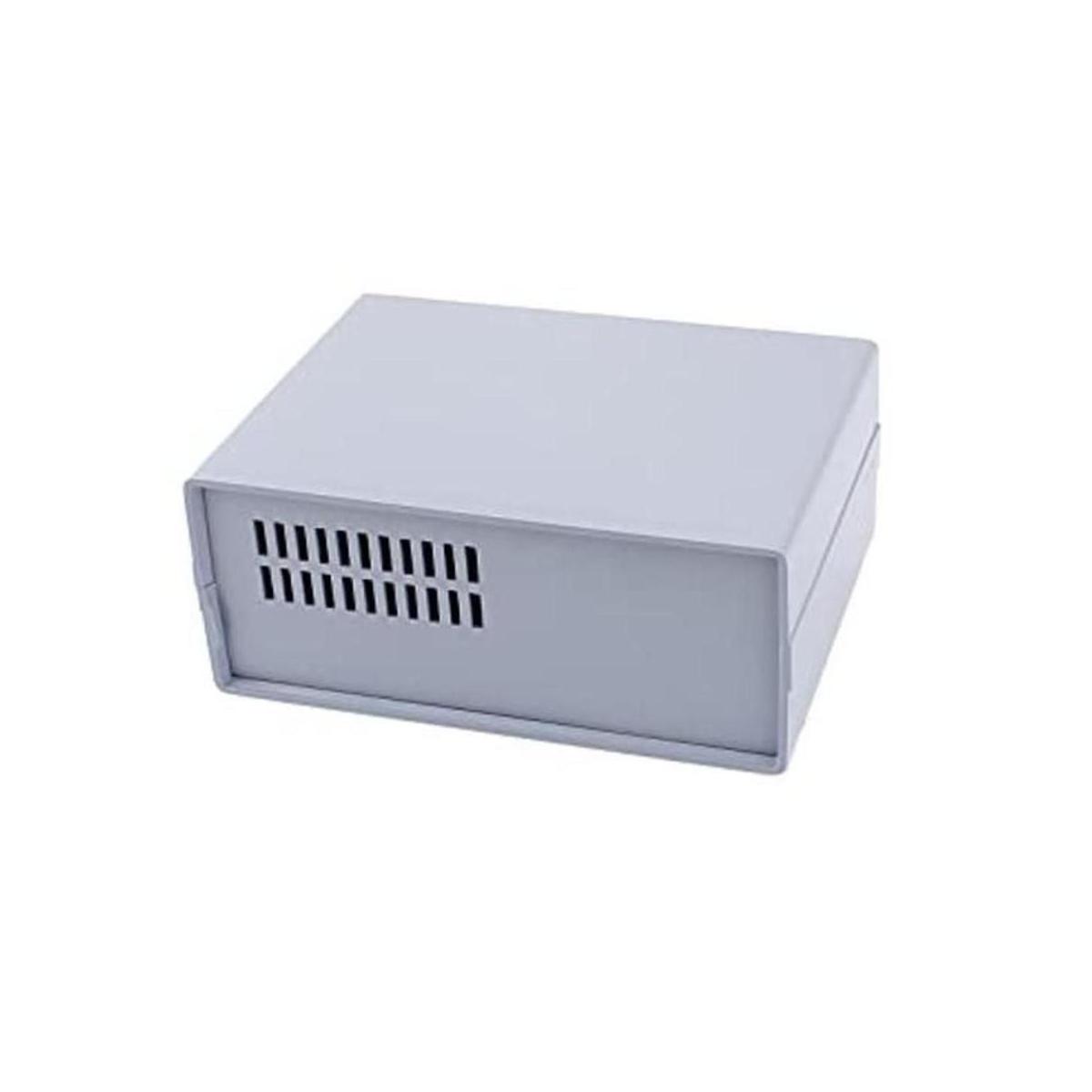 uxcell Caja gris de 6.496 in x 4.724 in x 2.677 in caja