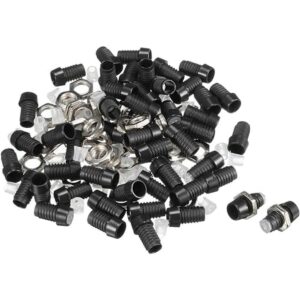 uxcell 50 bombillas LED de 0.118 in de plástico cromado_1