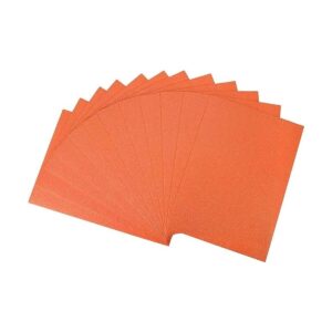 uxcell Hojas de espuma EVA con purpurina naranja de 11 x 8_1