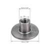 uxcell Tuerca en T de acero al carbono M4 x 0.591 x 0.043_2