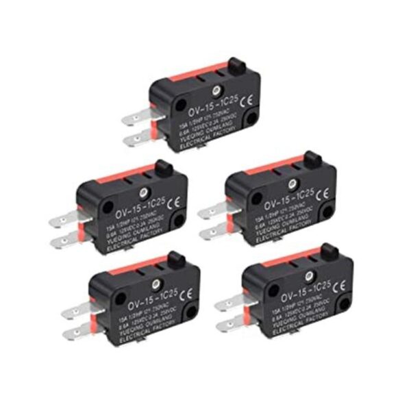 Uxcell OV151C25 15A 125250V AC 3 Terminales de botón a_1