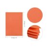 uxcell Hojas de espuma EVA con purpurina naranja de 11 x 8_2