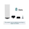 uxcell Kit de inserciones de tubo rectangulares de 0.984