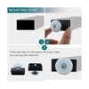 uxcell Kit de inserciones de tubo rectangulares de 0.984
