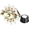 uxcell 2P11T selector de interruptor giratorio de canal de_4