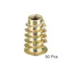 Uxcell Tuercas roscadas M6 x 0.709 in aleación de zinc_2