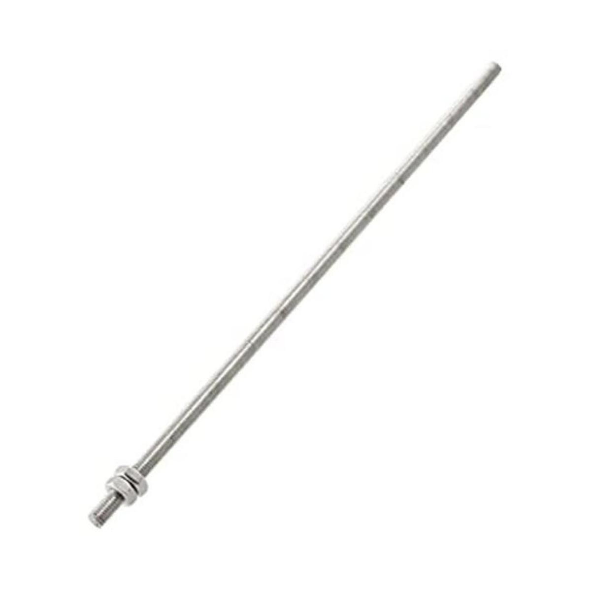 uxcell Barra de rosca de acero inoxidable M8 12.598 in