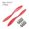 uxcell RC Propellers CW CCW 9047 9x4.7 Inch 2Vane_2