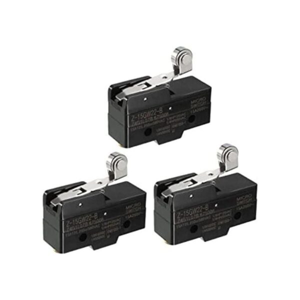 uxcell Z15GW22B 1NO 1NC Palanca de rodillo con_1
