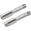 uxcell Grifo de mano métrico M12 rosca 1 paso 4 flautas