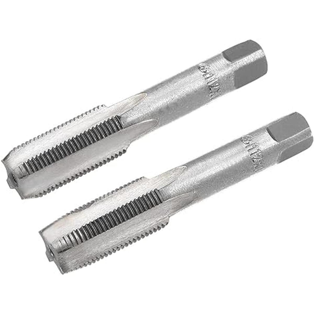 uxcell Grifo de mano métrico M12 rosca 1 paso 4 flautas