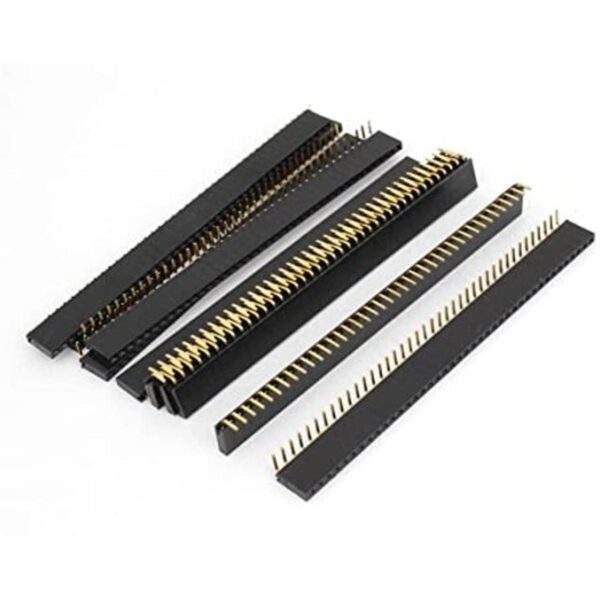 10 x ángulo derecho Hembra PCB Header 40 Vías 2.54 mm_1