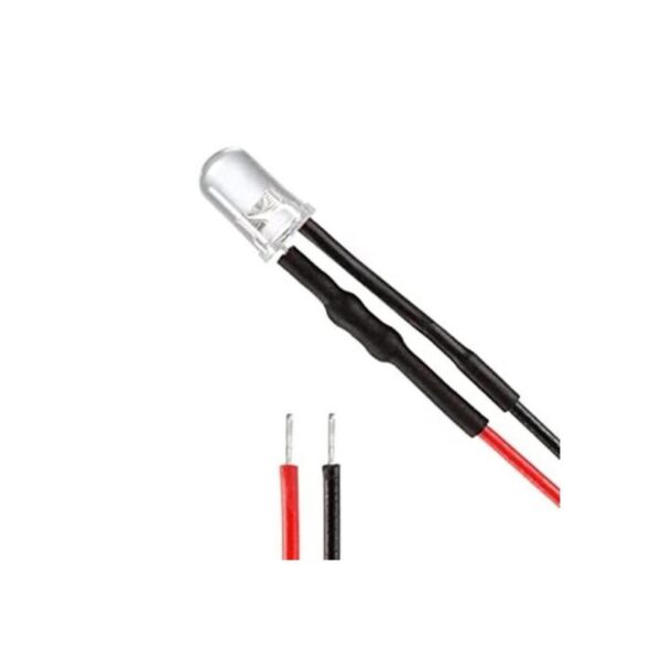 uxcell 10 luces LED precableadas de 0.197 in lente_1