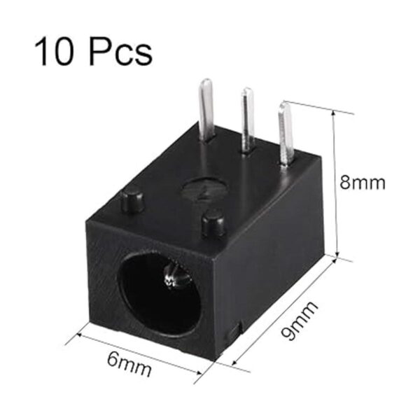 uxcell DC003 Conector de enchufe hembra de 0.138 in x_2