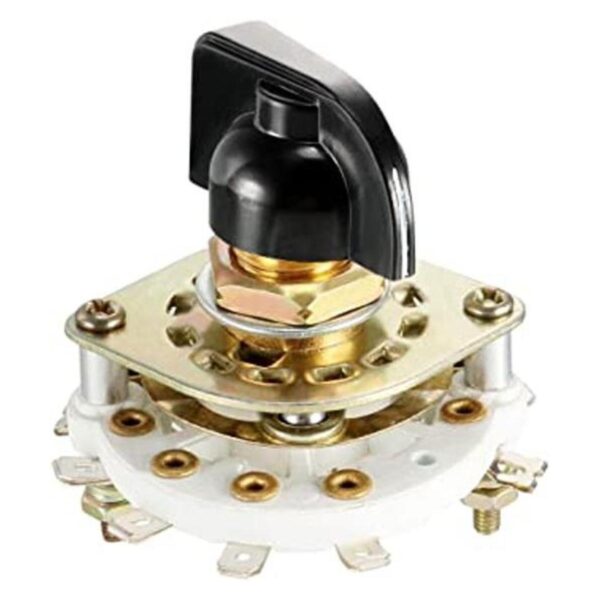 uxcell 2P4T Selector de interruptor giratorio de 2 polos_1