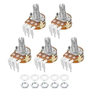 uxcell WH148 Potenciómetro con interruptor de 100 K Ohm_1