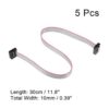 uxcell IDC Conector de 10 pines cable de cinta plano_2