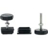 uxcell Kit de inserciones de tubo rectangulares de 0.787