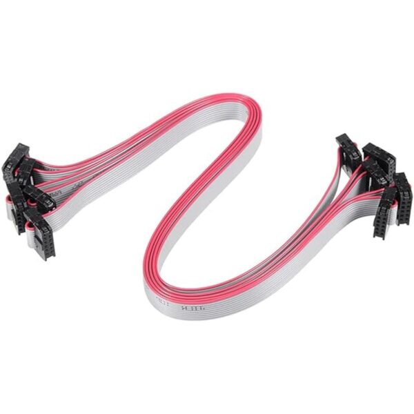 uxcell IDC Conector de 10 pines cable de cinta plano_1