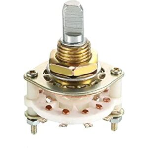 uxcell 1P10T Selector de interruptor rotativo de canal de_1