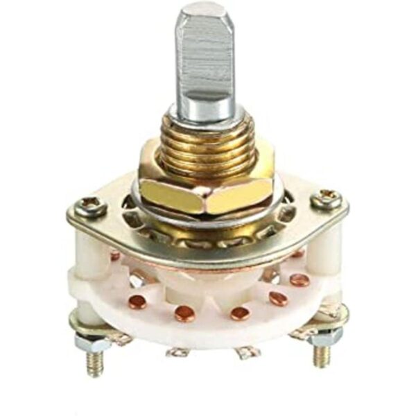 uxcell 1P10T Selector de interruptor rotativo de canal de_1
