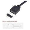uxcell ARGB Cable divisor 3P para 5050 3528 LED 1 a 1_5