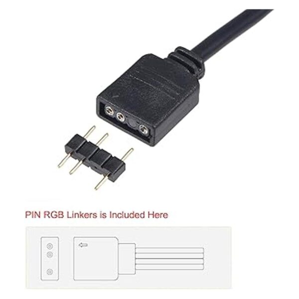 uxcell ARGB Cable divisor 3P para 5050 3528 LED 1 a 1_5