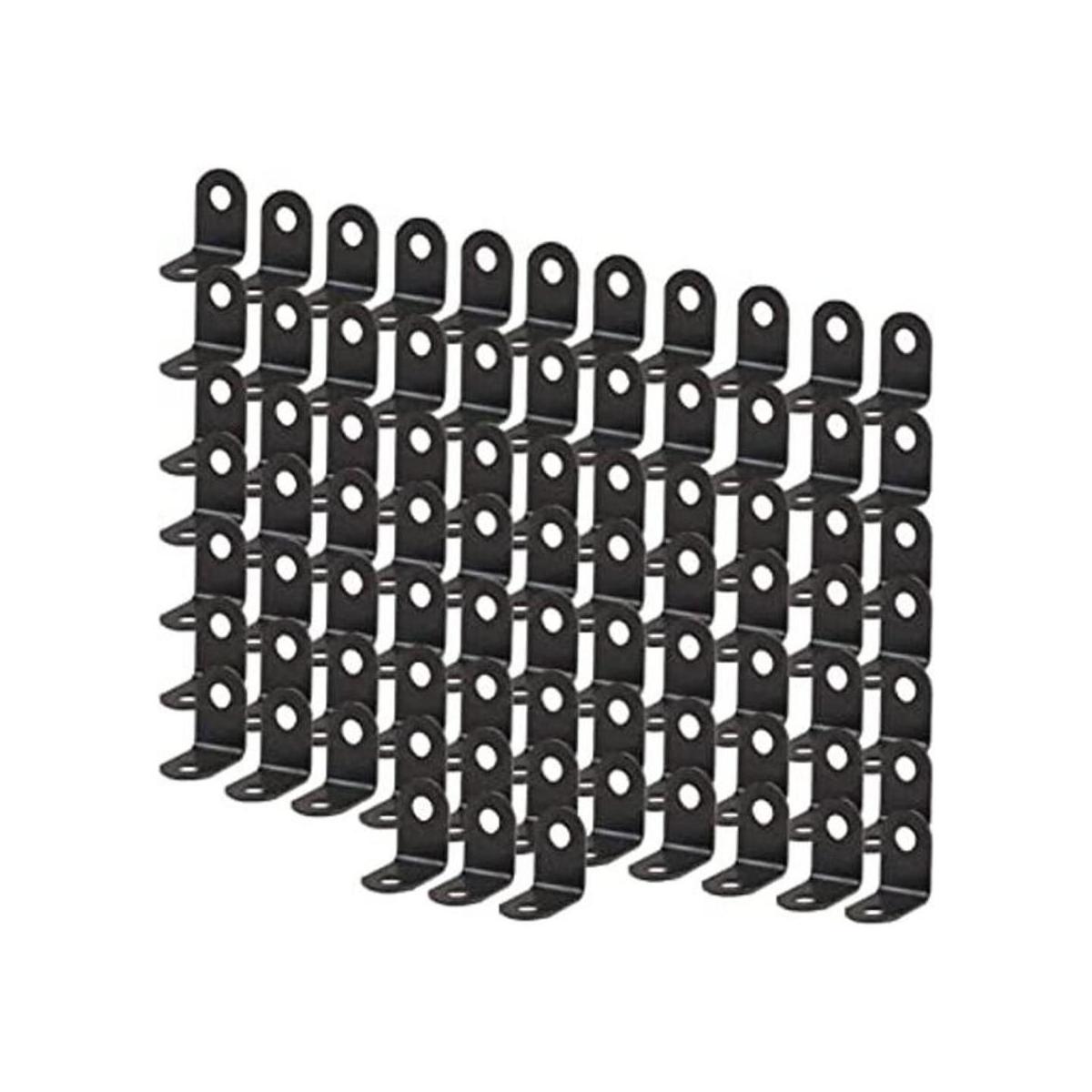 uxcell 80 soportes angulares de metal de 0.472 x 0.472