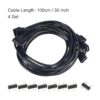 uxcell ARGB Cable divisor 3P para 5050 3528 LED 1 a 1_2