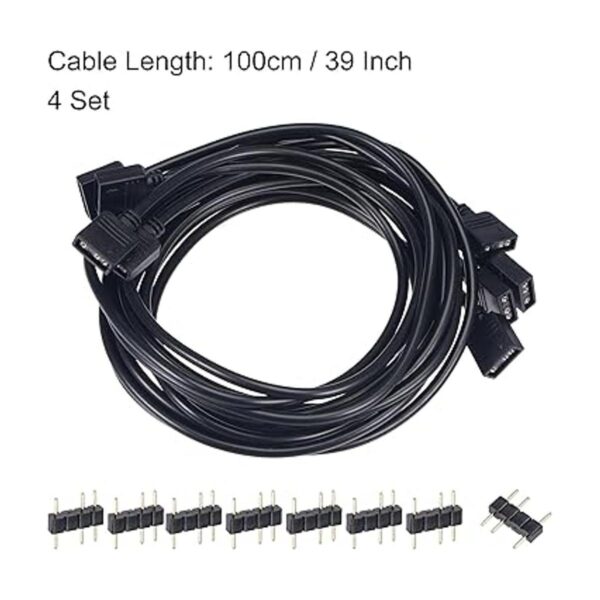 uxcell ARGB Cable divisor 3P para 5050 3528 LED 1 a 1_2