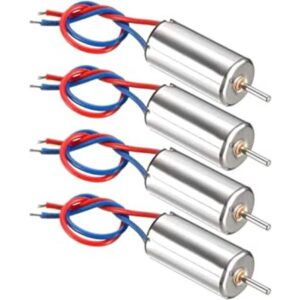 uxcell 4 unidades DC 3V 40000RPM Micro motor sin núcleo_1