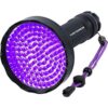 Linterna negra UV súper brillante de 128 LED para